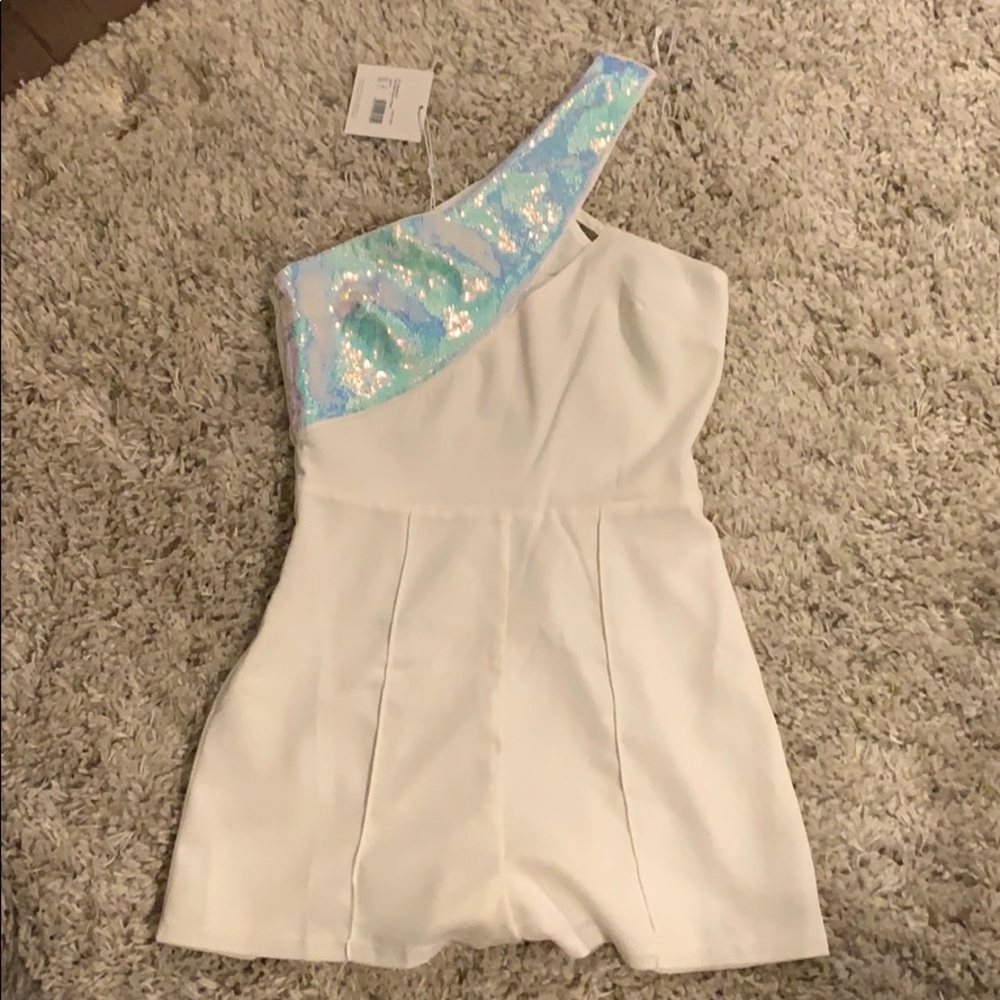 Missguided Sequin Playsuit